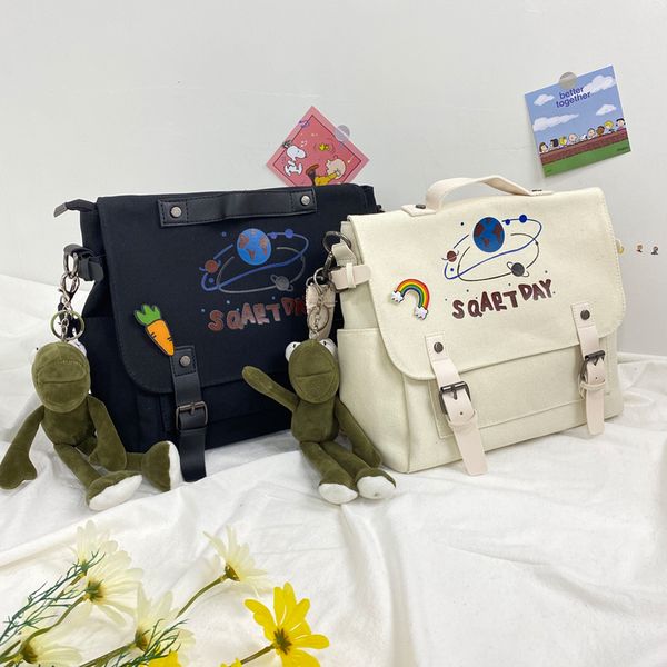 real pic japanese student planet printing harajuku shoulder canvas bag female high-capacity korean retro messenger messenger bag
real pic japanese student planet printing harajuku shoulder canvas bag female high-capacity korean retro messenger messenger bag