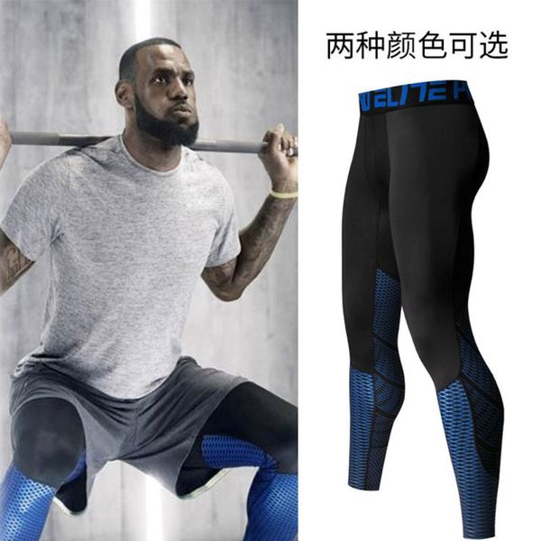tights men's high stretch basketball leggings breathable and quick-drying fitness clothes sports running training trousers, Black;blue
tights men's high stretch basketball leggings breathable and quick-drying fitness clothes sports running training trousers, Black;blue