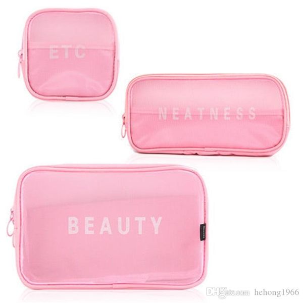 women travel makeup storage bag letter neatness nylon 3 size solid color mesh gride washing bags beauty cosmetic orgainzer pouch 5 5nm3
women travel makeup storage bag letter neatness nylon 3 size solid color mesh gride washing bags beauty cosmetic orgainzer pouch 5 5nm3