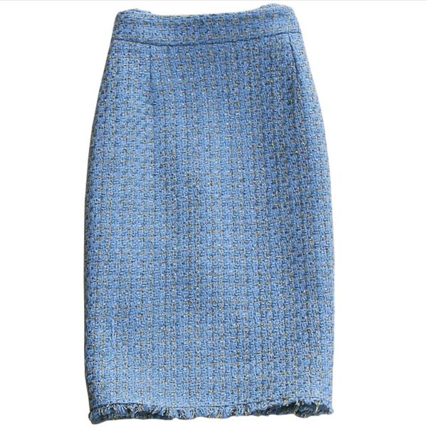 autumn winter new tweed women high waist elegant office vintage small fragrance package hip blazer skirt, Black
autumn winter new tweed women high waist elegant office vintage small fragrance package hip blazer skirt, Black