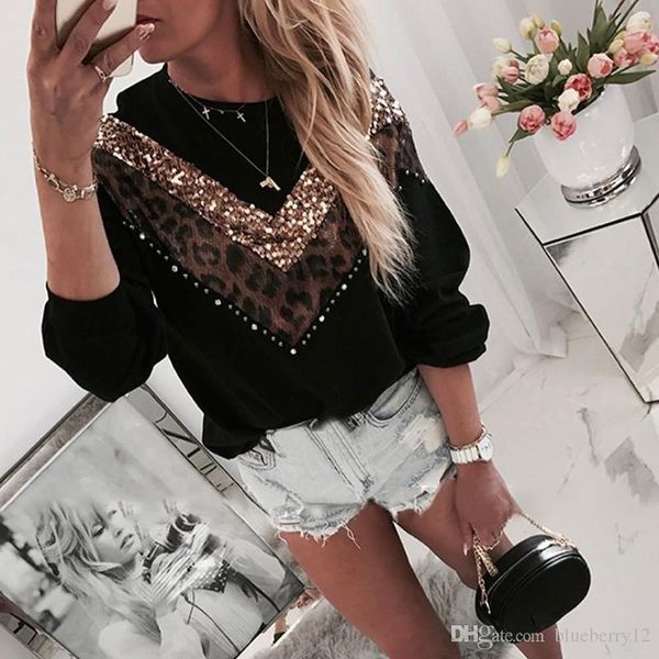 womens pullover casual glitter lepoard patchwork shirts women long sleeve black t-shirts pull femme loose pullover plus size
womens pullover casual glitter lepoard patchwork shirts women long sleeve black t-shirts pull femme loose pullover plus size