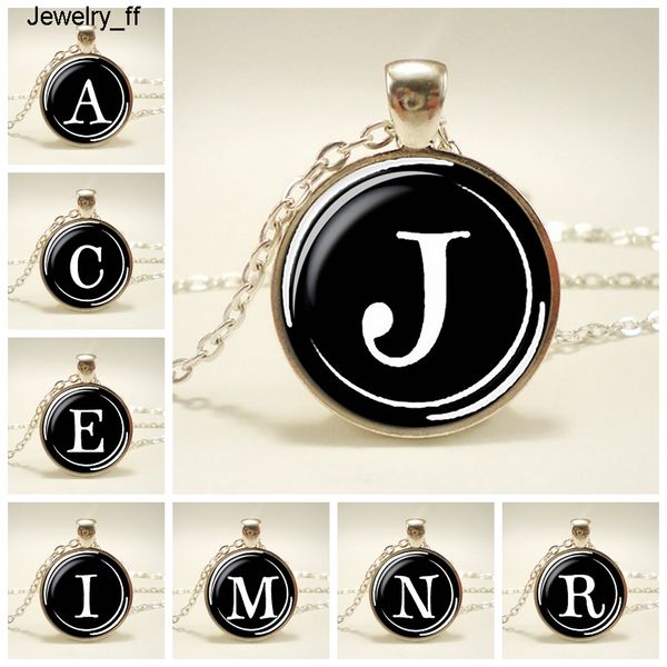 26 letters necklace alphabets glass cabochon pendant silver color chain necklace name initial letters men women fashion jewelry
26 letters necklace alphabets glass cabochon pendant silver color chain necklace name initial letters men women fashion jewelry