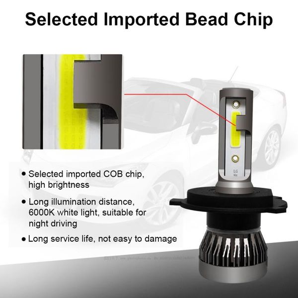 1pc cob h4 90w 12000lm led car headlight conversion kit bulbs hi/lo beam turbo light bulb 6000k white high power hy
1pc cob h4 90w 12000lm led car headlight conversion kit bulbs hi/lo beam turbo light bulb 6000k white high power hy