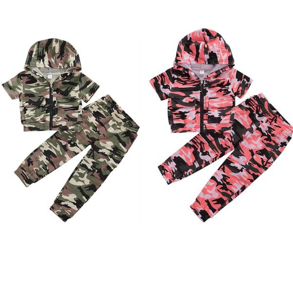 kids baby girls summer clothes 2020 new fashion 2pcs outfit baby girls zipper short sleeve hooded camouflage pants sets 1-6y, White
kids baby girls summer clothes 2020 new fashion 2pcs outfit baby girls zipper short sleeve hooded camouflage pants sets 1-6y, White
