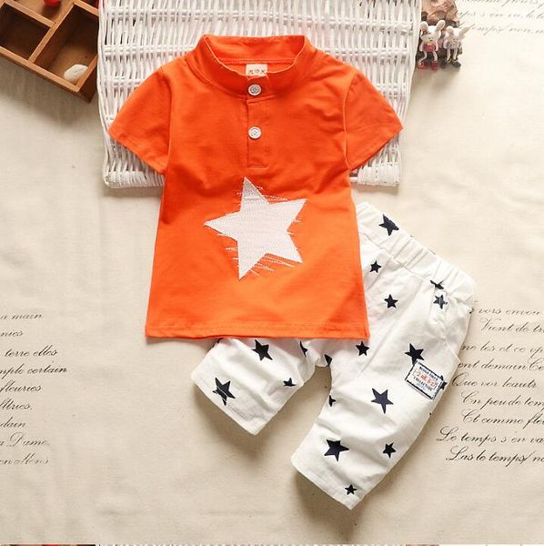 summer newborn baby boy clothes sets star short sleeve t-shirt + short pants outfits clothes baby clothing set, White 
summer newborn baby boy clothes sets star short sleeve t-shirt + short pants outfits clothes baby clothing set, White