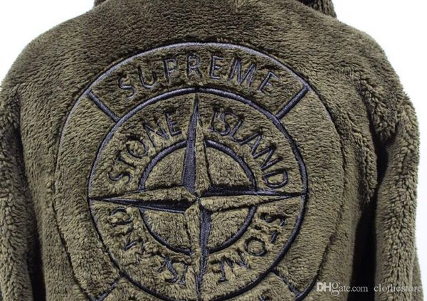 2019 new fashion stone island men jacket coat casual sweater imported arctic plush autumn and winter to keep warm outerwear, Black
2019 new fashion stone island men jacket coat casual sweater imported arctic plush autumn and winter to keep warm outerwear, Black
