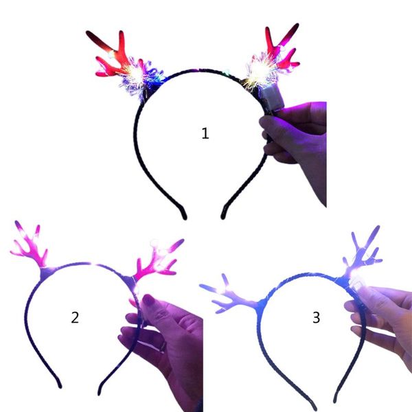 children christmas headband flashing led light up cute antler tinsel hair hoop halloween holiday party decoration headwear
children christmas headband flashing led light up cute antler tinsel hair hoop halloween holiday party decoration headwear