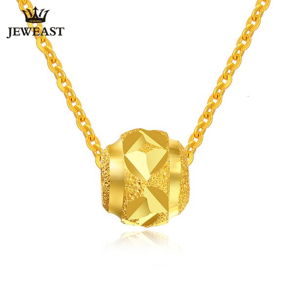 

xxx 24k pure gold pendant real au 999 solid gold charm nice lucky beads upscale trendy classic party fine jewelry sell new y19052301, Silver