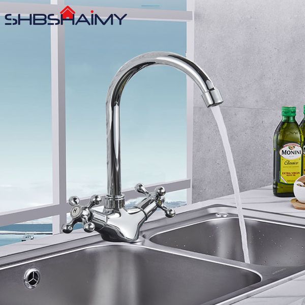 luxury chrome dual handles cold and water with deck plate 360 degree swivel kitchen sink faucet mixer tap
luxury chrome dual handles cold and water with deck plate 360 degree swivel kitchen sink faucet mixer tap