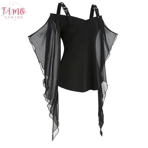 butterfly sleeve v neck women halloween punk hip hop clothes gothic criss cross lace insert butterfly sleeve t shirt e20, White
butterfly sleeve v neck women halloween punk hip hop clothes gothic criss cross lace insert butterfly sleeve t shirt e20, White