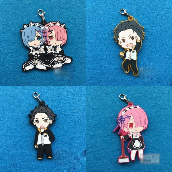 1pcs anime re:life in a different world from zero pendant ram rem rubber keychain cosplay prop mobile phone decor keyring gift, Silver
1pcs anime re:life in a different world from zero pendant ram rem rubber keychain cosplay prop mobile phone decor keyring gift, Silver