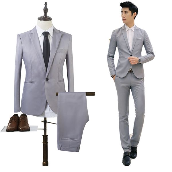 purchasing agents-style business men's casual suit korean-style cool slim fit men's suit two-piece set, White;black
purchasing agents-style business men's casual suit korean-style cool slim fit men's suit two-piece set, White;black