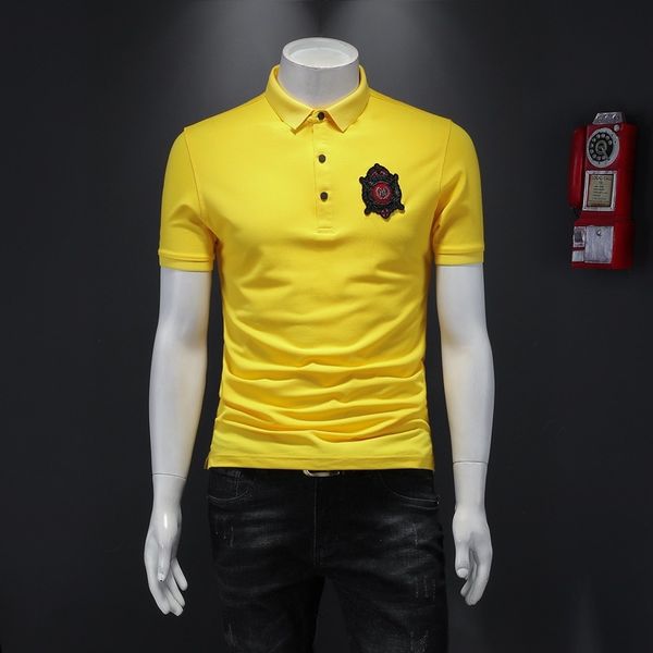 2020 men's new summer luxury italy tee t-shirt polo shirts fashion casual labeling embroidere slim short sleeve polo tshirt men's, White;black
2020 men's new summer luxury italy tee t-shirt polo shirts fashion casual labeling embroidere slim short sleeve polo tshirt men's, White;black