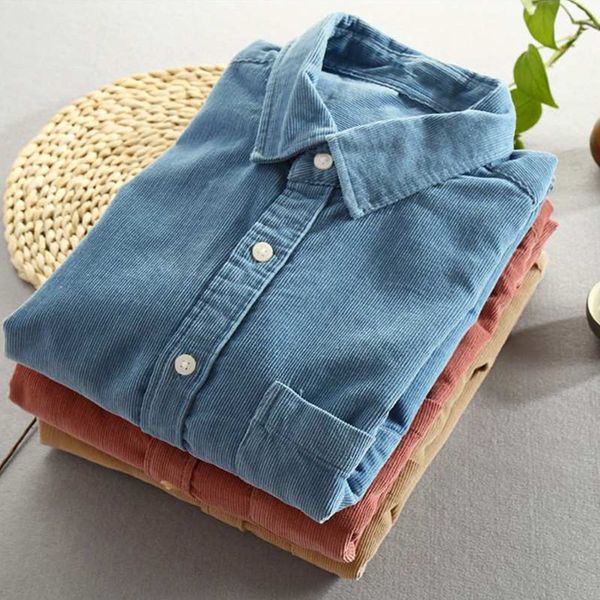 men corduroy cord shirts casual long sleeve retro collar cardigan coats@88, White;black
men corduroy cord shirts casual long sleeve retro collar cardigan coats@88, White;black