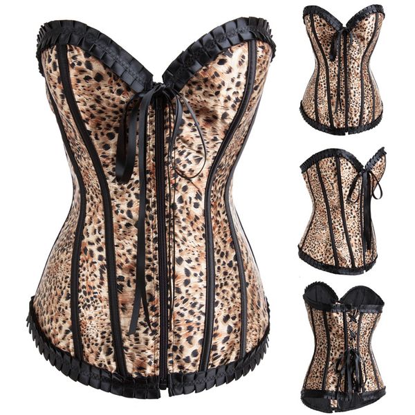 corzzet victorian ruffles brown leopard overbust corset burlesque gothic clothing cospaly waist slimming corpetes e espartilhos, Black;white
corzzet victorian ruffles brown leopard overbust corset burlesque gothic clothing cospaly waist slimming corpetes e espartilhos, Black;white