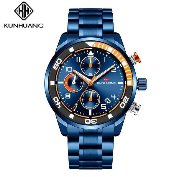stainless steel mechanical watch men automatic multi-functional business wristwatch for men kunhuang mens watches, Slivery;brown
stainless steel mechanical watch men automatic multi-functional business wristwatch for men kunhuang mens watches, Slivery;brown