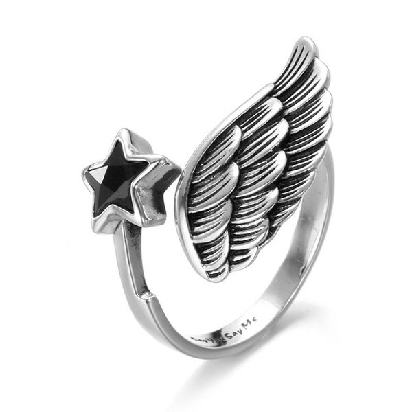 jshine personalized 925 sterling silver rings for women star wing vintage punk style ring silver 925 jewelry women's decoration
jshine personalized 925 sterling silver rings for women star wing vintage punk style ring silver 925 jewelry women's decoration