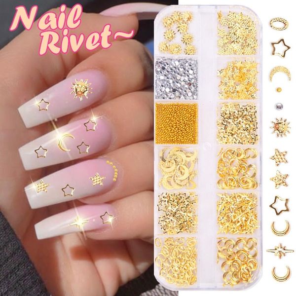 12 grid nail art decoration alloy mixed silver gold jewelry gems rhinestones for manicure decor diy design 3d nails accessories
12 grid nail art decoration alloy mixed silver gold jewelry gems rhinestones for manicure decor diy design 3d nails accessories