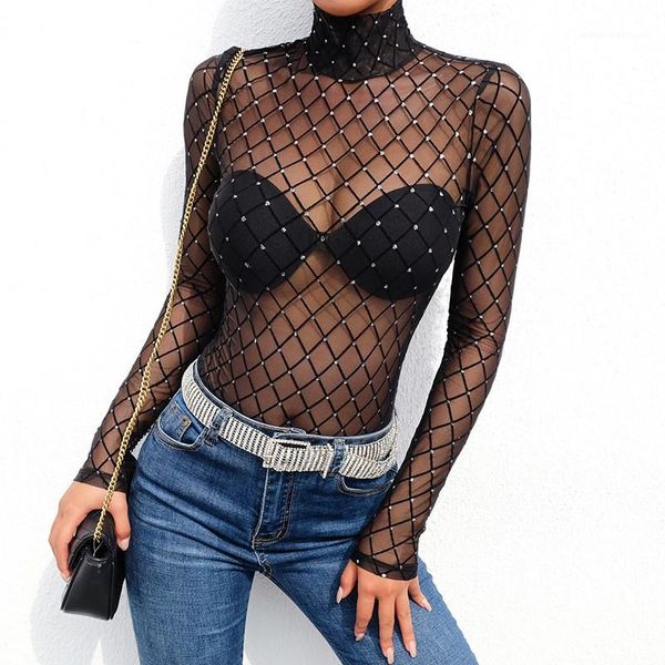 collar long sleeve mesh rompers womens perspective bodysuits women see through rompers fashion designer high, Black;white
collar long sleeve mesh rompers womens perspective bodysuits women see through rompers fashion designer high, Black;white