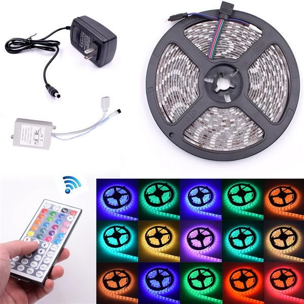 Светодиодные полосы света 5M RGB SMD3528 полосы света Изменение цвета светодиодные пол
Светодиодные полосы света 5M RGB SMD3528 полосы света Изменение цвета светодиодные пол