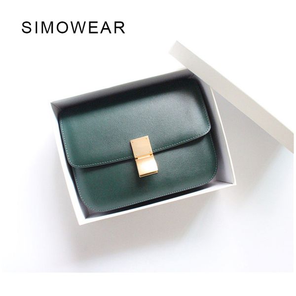 simowear women genuine leather celing box female flap bag retro messenger bags shoulder bag crossbody green
simowear women genuine leather celing box female flap bag retro messenger bags shoulder bag crossbody green