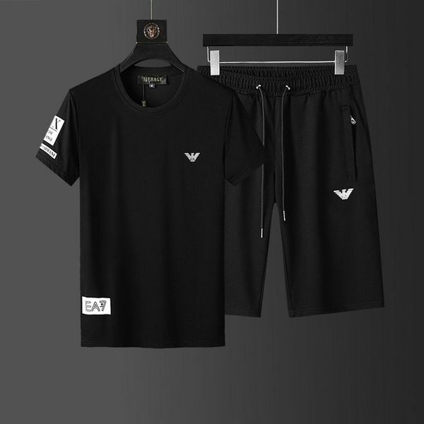 light luxury new summer men's casual sports suit men's short-sleeved t-shirt thin section trend large size leisure sports two-piec, Gray
light luxury new summer men's casual sports suit men's short-sleeved t-shirt thin section trend large size leisure sports two-piec, Gray