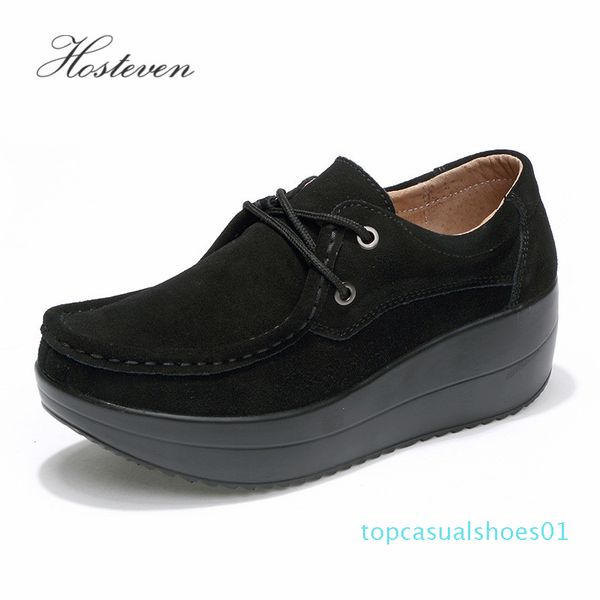 hosteven women's shoes flat platform female shoe woman shoes cow suede leather spring autumn women's loafers moccasins t01, Black
hosteven women's shoes flat platform female shoe woman shoes cow suede leather spring autumn women's loafers moccasins t01, Black