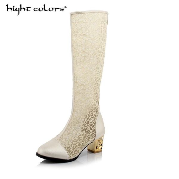 2019 summer net cutout lace high-leg boots spring summer gauze cool boots breathable square high heel women's shoes eur 43, Black
2019 summer net cutout lace high-leg boots spring summer gauze cool boots breathable square high heel women's shoes eur 43, Black