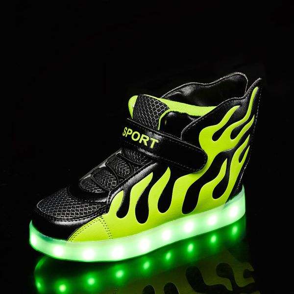 kid sneakers led shoes kids light up shoes with flame child led sneakers boys girls glowing luminous boots, Black
kid sneakers led shoes kids light up shoes with flame child led sneakers boys girls glowing luminous boots, Black