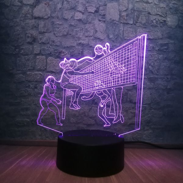 new sports playing volleyball 3d led lamp 7 color change desk table night light atmophere children toy christmas gift home decor
new sports playing volleyball 3d led lamp 7 color change desk table night light atmophere children toy christmas gift home decor