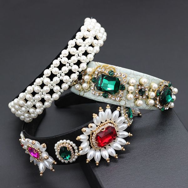 luxurious gorgeous pearl water drop versatile headband fashion baroque heavy duty personality multicolor wild headband 870, Golden;white
luxurious gorgeous pearl water drop versatile headband fashion baroque heavy duty personality multicolor wild headband 870, Golden;white