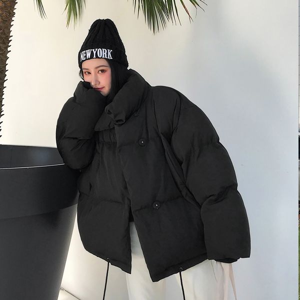 winter down cotton jacket women short students coat 2018 new oversize loose bread coats casual female parkas chaqueta feminino, Black
winter down cotton jacket women short students coat 2018 new oversize loose bread coats casual female parkas chaqueta feminino, Black