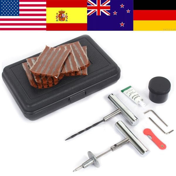 37 pcs/set professional bike auto tire repair kit car bike auto tubeless tire tyre puncture plug repair tool kit tool
37 pcs/set professional bike auto tire repair kit car bike auto tubeless tire tyre puncture plug repair tool kit tool