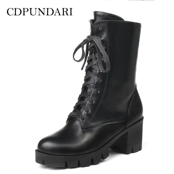 cdpundari lace up ankle boots for women high heel platform boots ladies winter shoes woman motorcycle, Black
cdpundari lace up ankle boots for women high heel platform boots ladies winter shoes woman motorcycle, Black