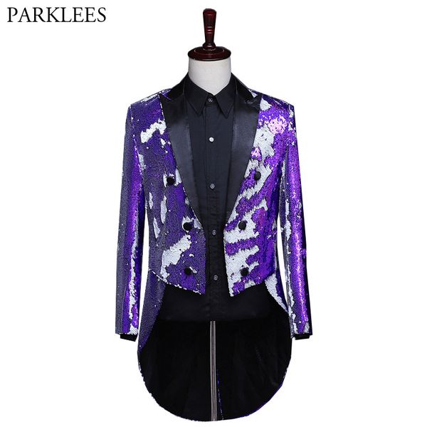 purple sequins tuxedo tailcoat blazer men glitter mens party wedding groom prom dress blazers tage singer host dance dj costumes, White;black
purple sequins tuxedo tailcoat blazer men glitter mens party wedding groom prom dress blazers tage singer host dance dj costumes, White;black