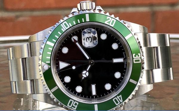 factory supplier sapphire 40mm 116610lv 116610 green bezel automatic mechanical mens men's watch watches black dial, Slivery;brown
factory supplier sapphire 40mm 116610lv 116610 green bezel automatic mechanical mens men's watch watches black dial, Slivery;brown