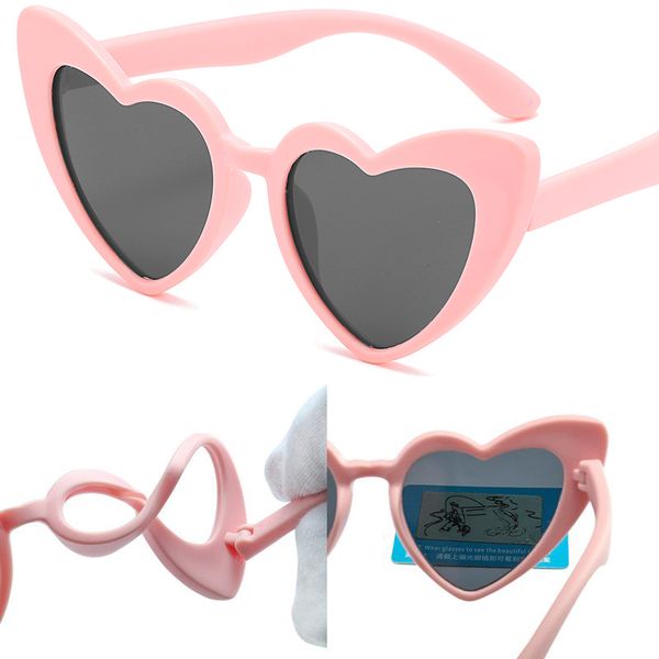 rubber polaroid baby girl sunglasses for children heart 2019 tr90 black pink red heart sun glasses for kids polarized flexible, White;black
rubber polaroid baby girl sunglasses for children heart 2019 tr90 black pink red heart sun glasses for kids polarized flexible, White;black
