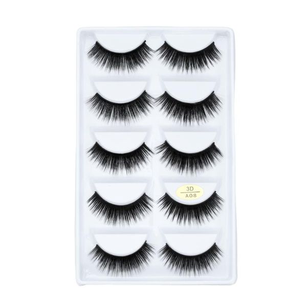 false eyelashes 5 pairs women fashion faux mink natural long wispies lash handmade eye makeup tools extension
false eyelashes 5 pairs women fashion faux mink natural long wispies lash handmade eye makeup tools extension
