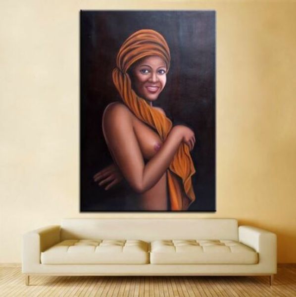 african diva naked women portrait oil painting on canvas hand painted art home decor wall art picture
african diva naked women portrait oil painting on canvas hand painted art home decor wall art picture