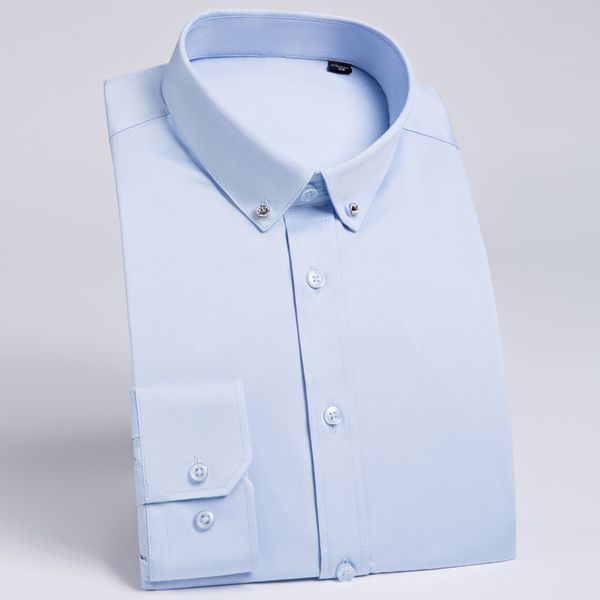 myloddy men's suits high-quality shirt long sleeve slim fit shirts new fashion groom business party pink sky blue shirts, White;black
myloddy men's suits high-quality shirt long sleeve slim fit shirts new fashion groom business party pink sky blue shirts, White;black