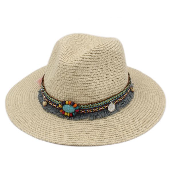 summer wide brim straw hat men women floppy panama fedora jazz cap outdoor travel sun beach hats, Blue;gray
summer wide brim straw hat men women floppy panama fedora jazz cap outdoor travel sun beach hats, Blue;gray