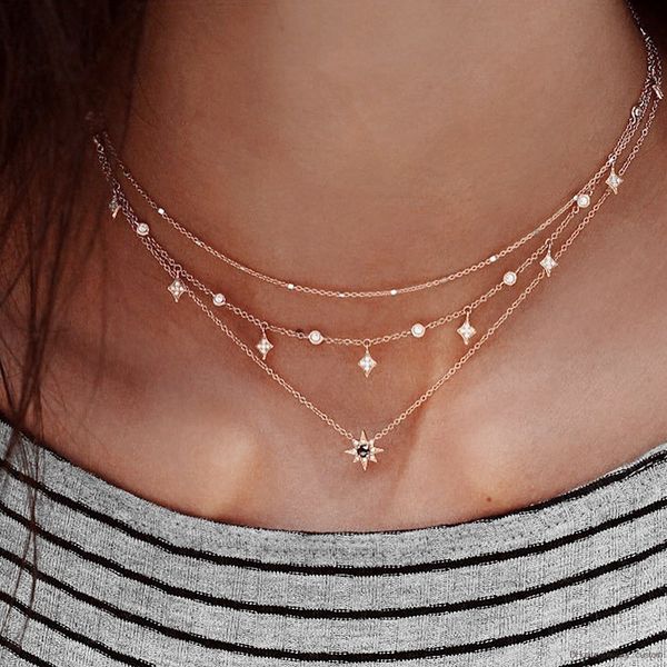 Bohemian Multilayer Pendant Necklace For Women Fashion, Geometric Charm Chain Necklace
Bohemian Multilayer Pendant Necklace For Women Fashion, Geometric Charm Chain Necklace