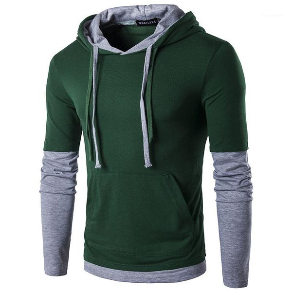 casual slim patchwork pullover sweatshirt mens fashion solid color designer mens hoodies, Black
casual slim patchwork pullover sweatshirt mens fashion solid color designer mens hoodies, Black