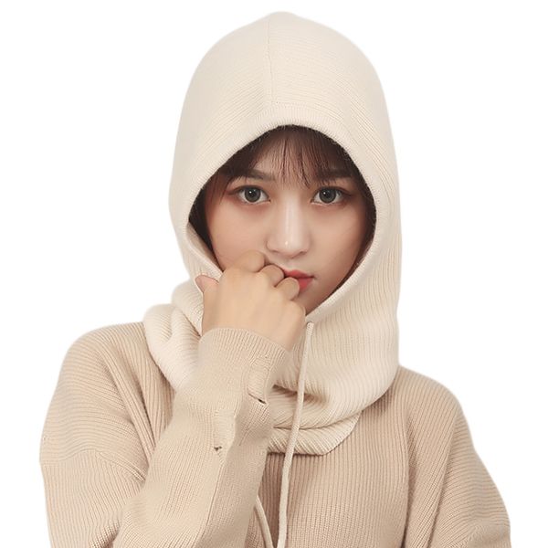 women's wool blend knitting soft hood hat scarf elegant hats beanies wool winter neck warm balaclava headgear caps, Blue;gray
women's wool blend knitting soft hood hat scarf elegant hats beanies wool winter neck warm balaclava headgear caps, Blue;gray