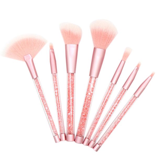 7 pcs makeup brushes glitter diamond crystal handle set powder foundation eyebrow face make up brush foundation brush
7 pcs makeup brushes glitter diamond crystal handle set powder foundation eyebrow face make up brush foundation brush