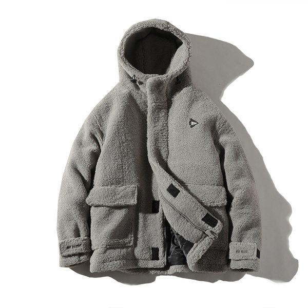 2019 winter new thickened cotton coat japanese fashion brand street personality fleece hooded cotton man, Black
2019 winter new thickened cotton coat japanese fashion brand street personality fleece hooded cotton man, Black