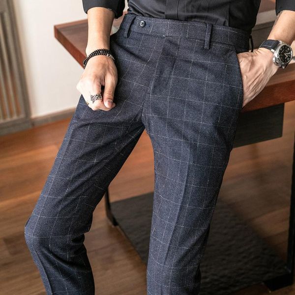 men's pants mrmt 2021 brand autumn and winter trousers slim plaid casual for male straight small feet long trouser, Black
men's pants mrmt 2021 brand autumn and winter trousers slim plaid casual for male straight small feet long trouser, Black