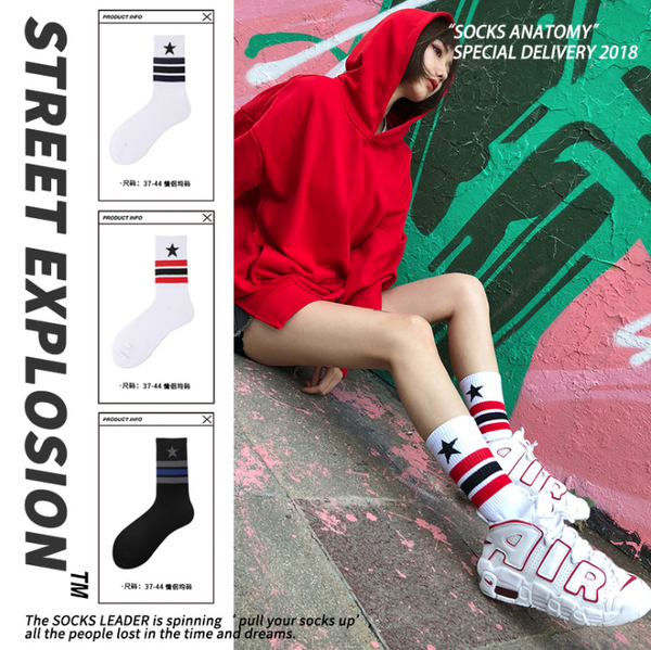 winter knitted mid-calf long crew socks funny letter printed hip-hop trendy cotton hosiery skateboard streetwear, Black;white
winter knitted mid-calf long crew socks funny letter printed hip-hop trendy cotton hosiery skateboard streetwear, Black;white