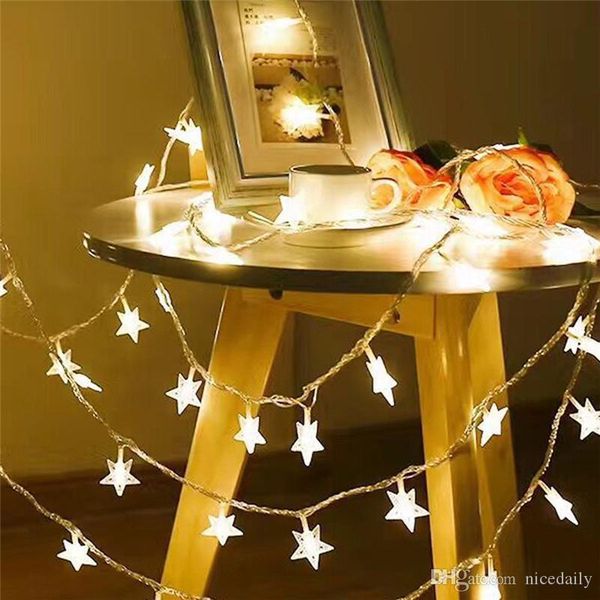 10 20 40 led star light string twinkle garlands battery powered christmas lamp holiday party wedding decorative fairy lights
10 20 40 led star light string twinkle garlands battery powered christmas lamp holiday party wedding decorative fairy lights