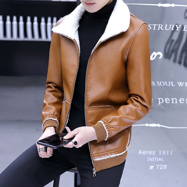 winter 2020 men with wool thickening pu pipi dress young lambs wool leisure jacket wash and wear warm coat, Black
winter 2020 men with wool thickening pu pipi dress young lambs wool leisure jacket wash and wear warm coat, Black